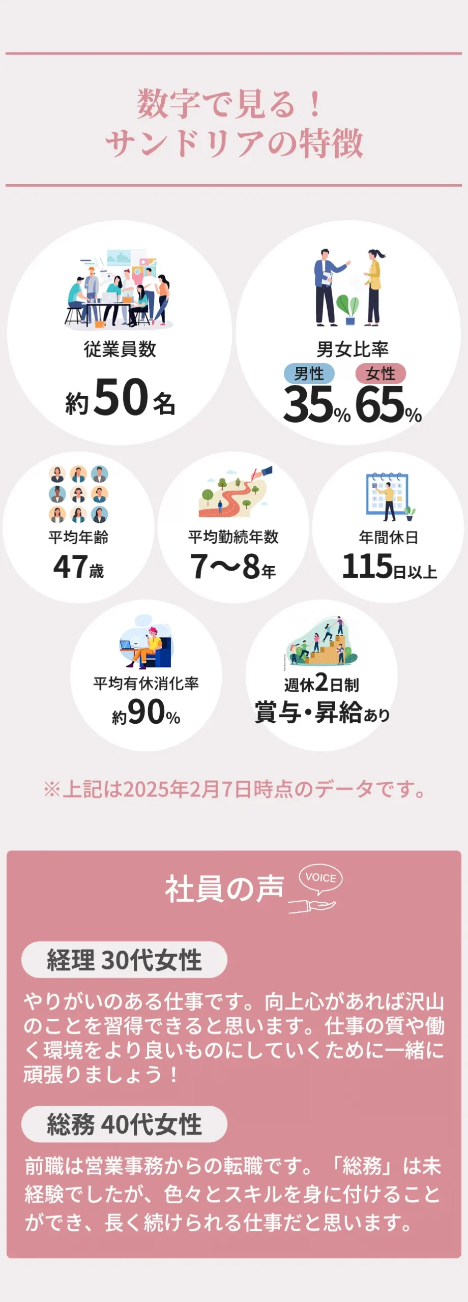 数字で見るサンドリア